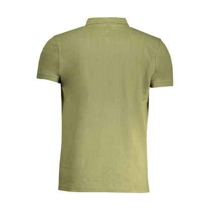 Grünes Poloshirt aus Baumwolle von Cavalli Class