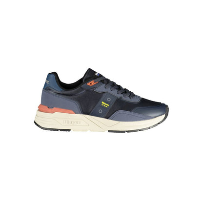 Blauer Blauer Polyester-Sneaker
