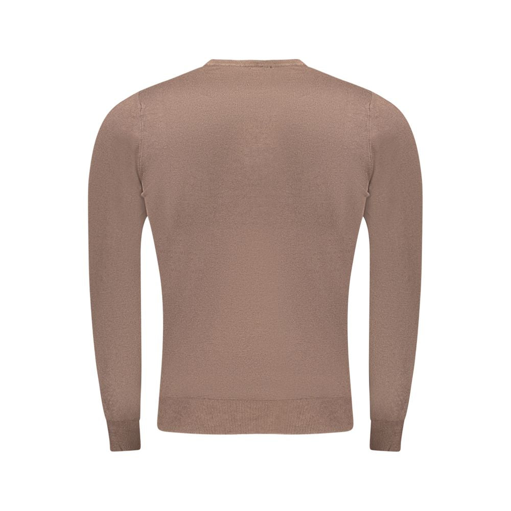 Cavalli Class Brauner Viskose-Herrenpullover