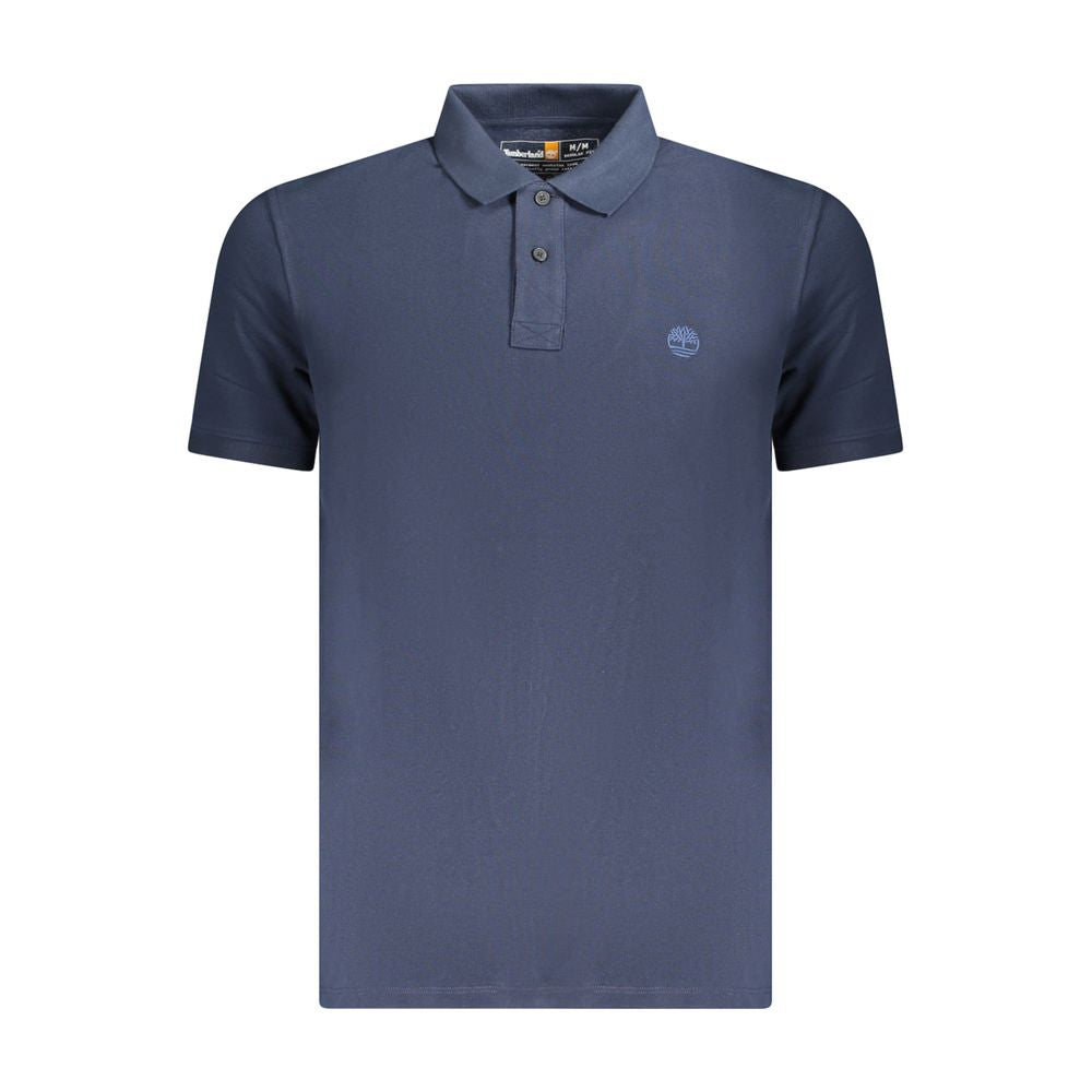 Timberland Herren Poloshirt aus blauer Baumwolle
