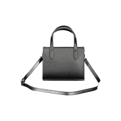 Mario Valentino Schwarze Polyethylen-Damenhandtasche