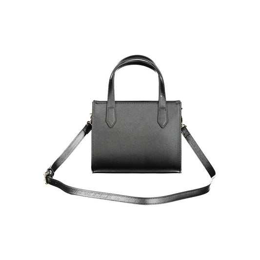 Mario Valentino Schwarze Polyethylen-Damenhandtasche