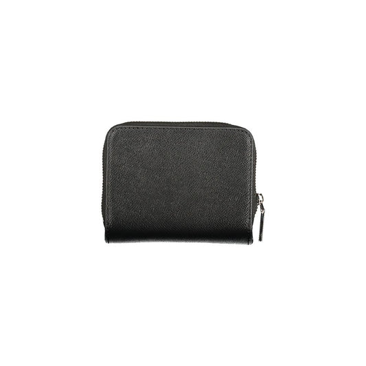 Calvin Klein – Schwarze Polyethylen-Geldbörse für Damen