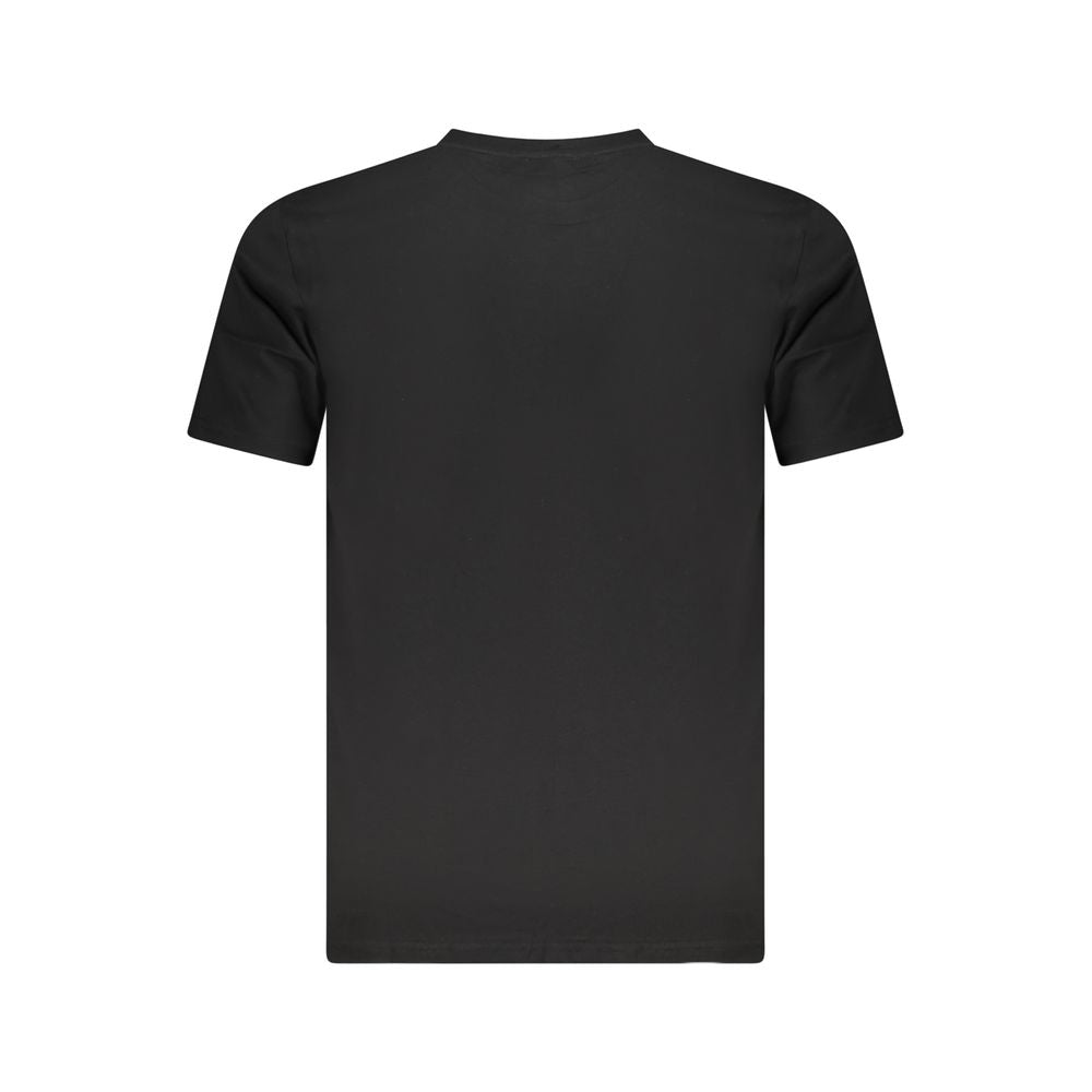 Cavalli Class Schwarzes Herren-T-Shirt aus Baumwolle
