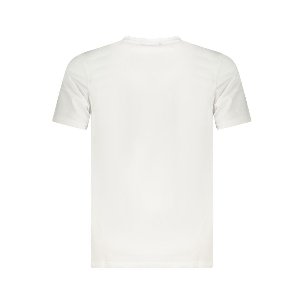 Cavalli Class Weißes Herren-T-Shirt aus Baumwolle