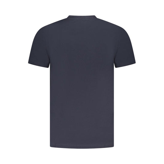 Cavalli Class Herren-T-Shirt aus blauer Baumwolle