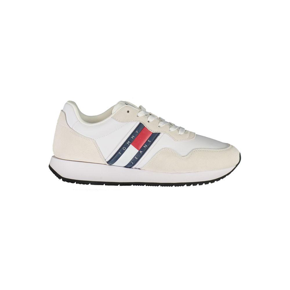 Tommy Hilfiger – Weiße Leder-Sneaker für Herren