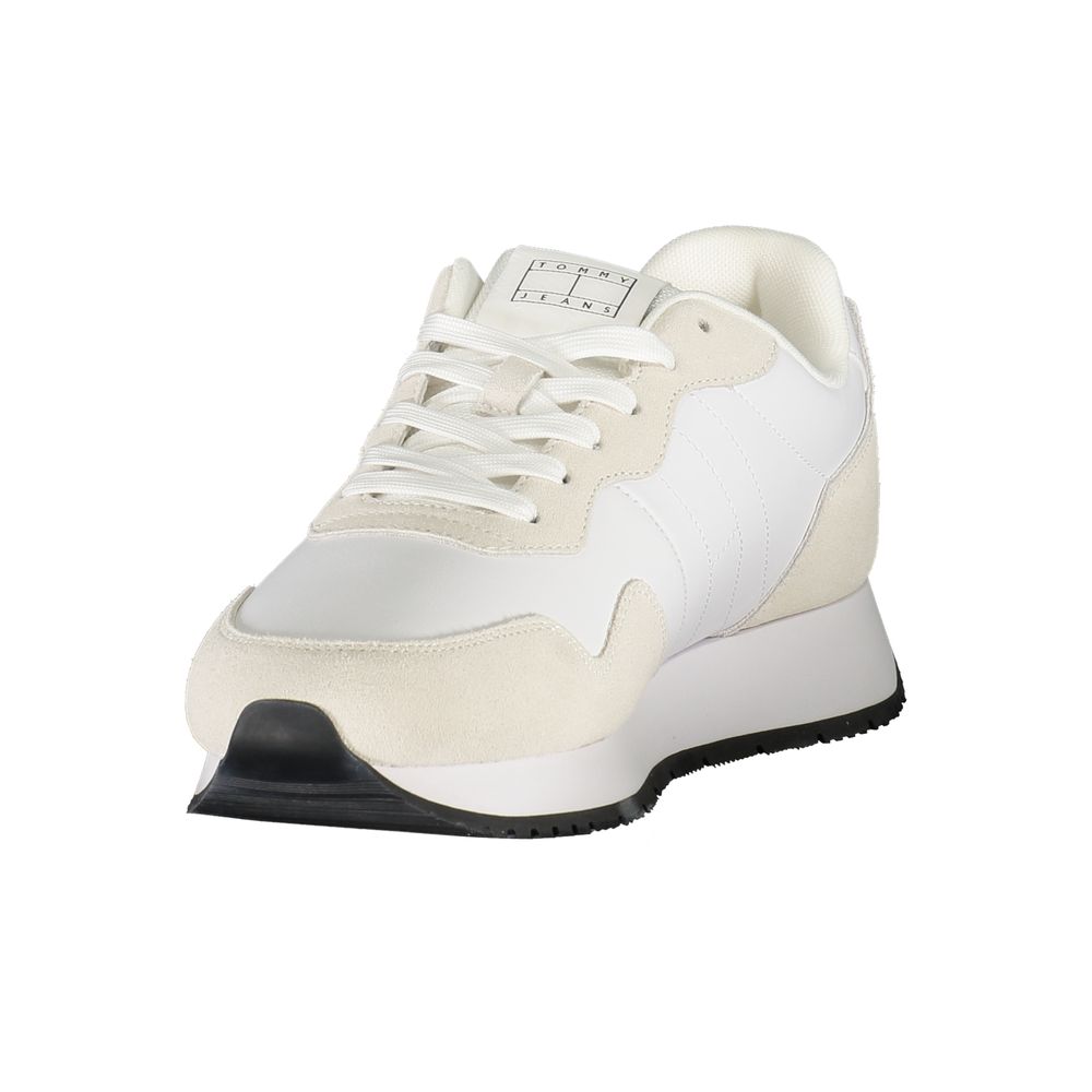 Tommy Hilfiger – Weiße Leder-Sneaker für Herren