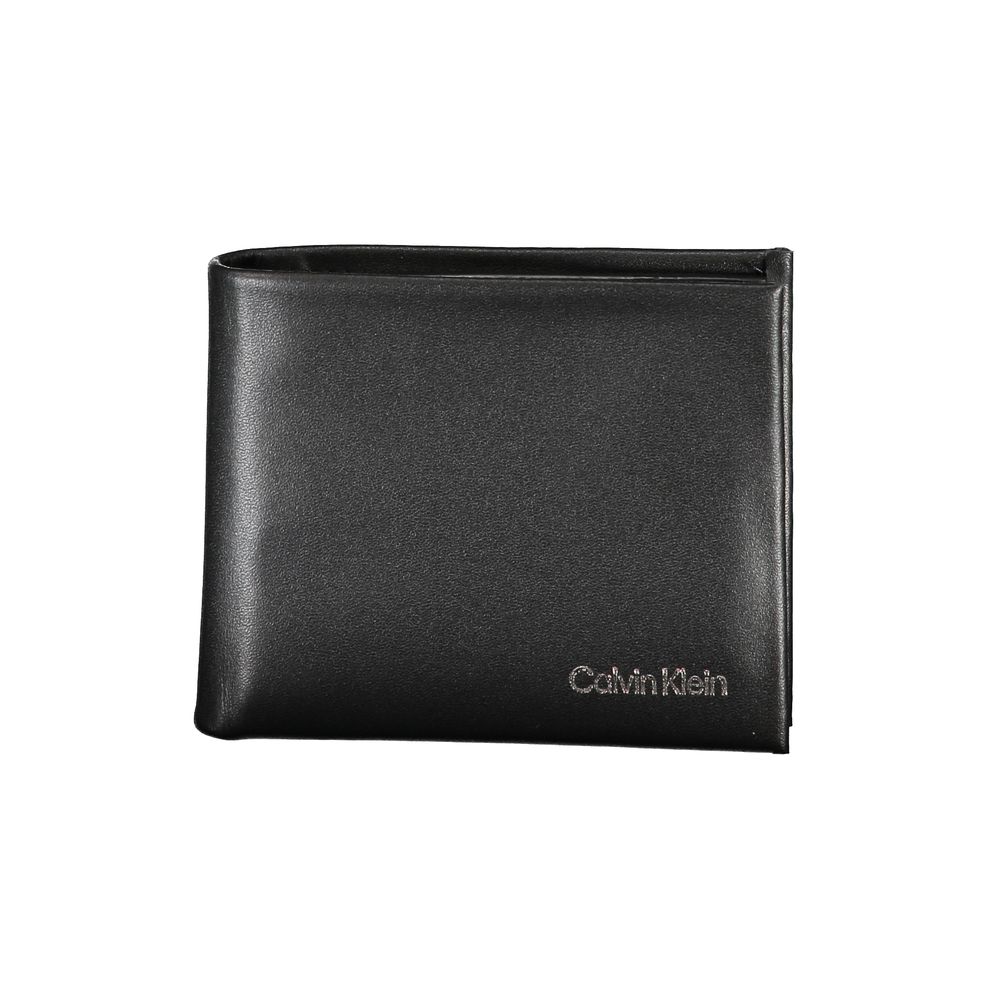 Calvin Klein Herren-Geldbörse aus Polyester, Schwarz