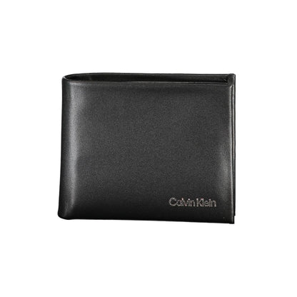 Calvin Klein Herren-Geldbörse aus Polyester, Schwarz
