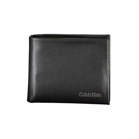 Calvin Klein Herren-Geldbörse aus Polyester, Schwarz