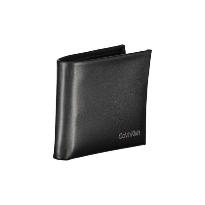 Calvin Klein Herren-Geldbörse aus Polyester, Schwarz