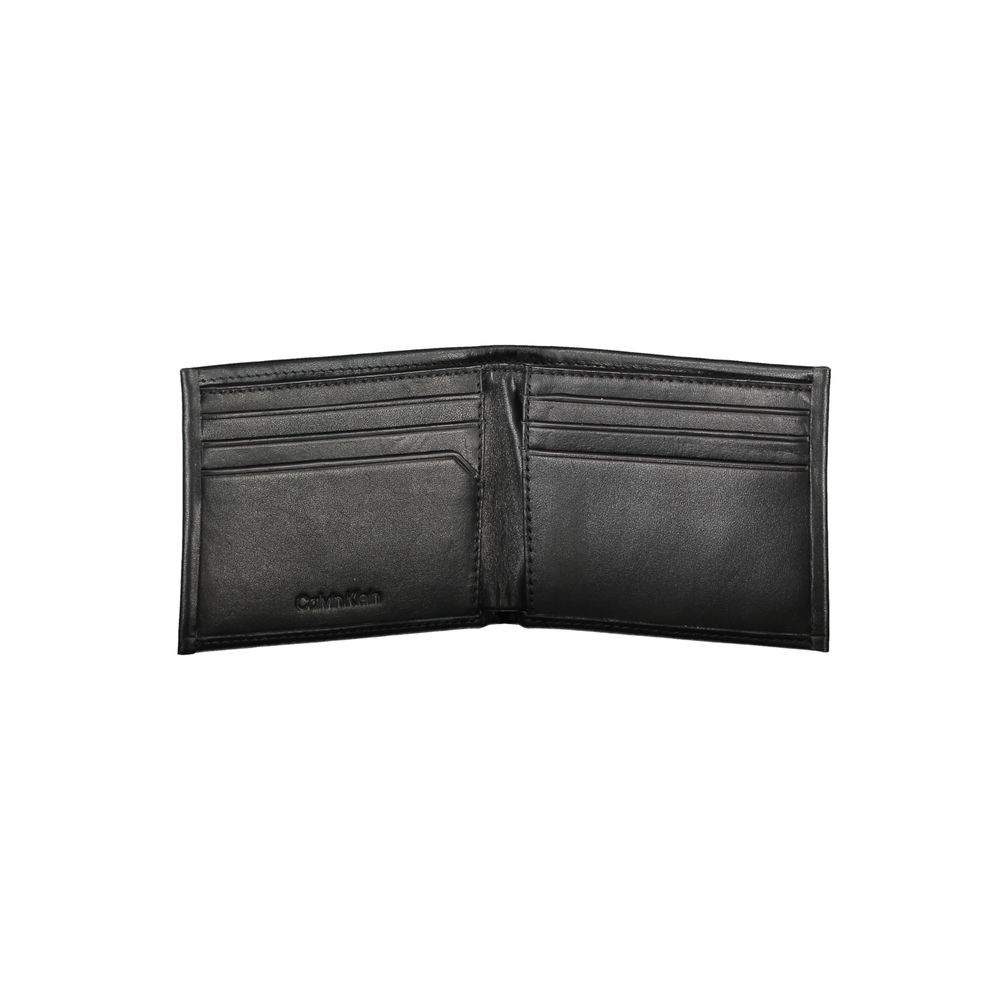 Calvin Klein Herren-Geldbörse aus Polyester, Schwarz