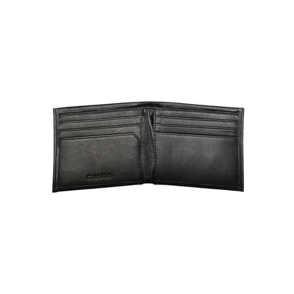 Calvin Klein Herren-Geldbörse aus Polyester, Schwarz