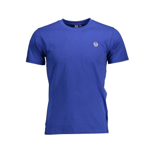 Sergio Tacchini – Blaues Baumwoll-T-Shirt für Herren