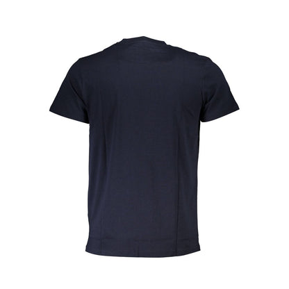 Cavalli Class Herren-T-Shirt aus blauer Baumwolle