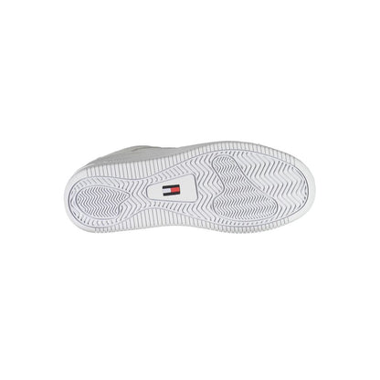 Tommy Hilfiger – Weiße Sneaker aus recyceltem Polyester für Damen
