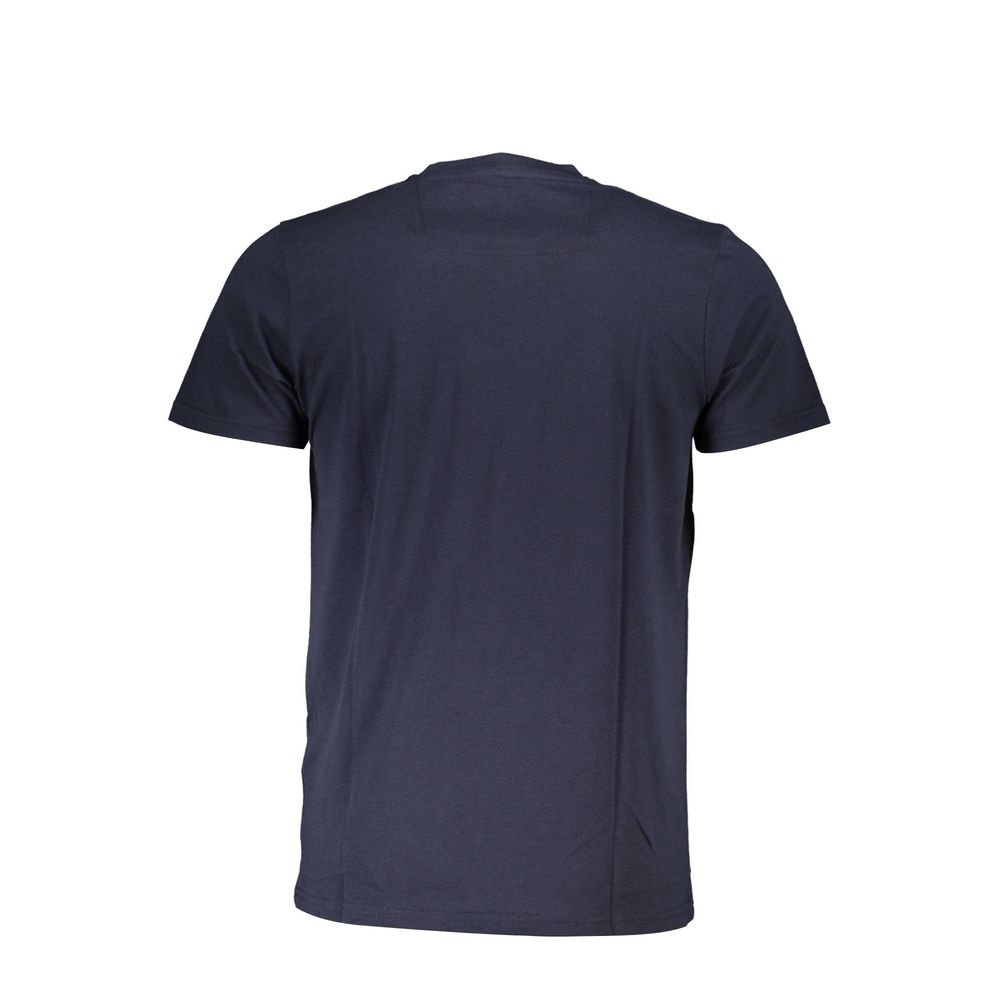 Cavalli Class Herren-T-Shirt aus blauer Baumwolle
