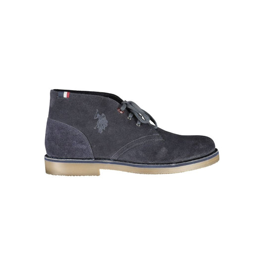US POLO ASSN. Herren-Stiefeletten aus blauem Leder