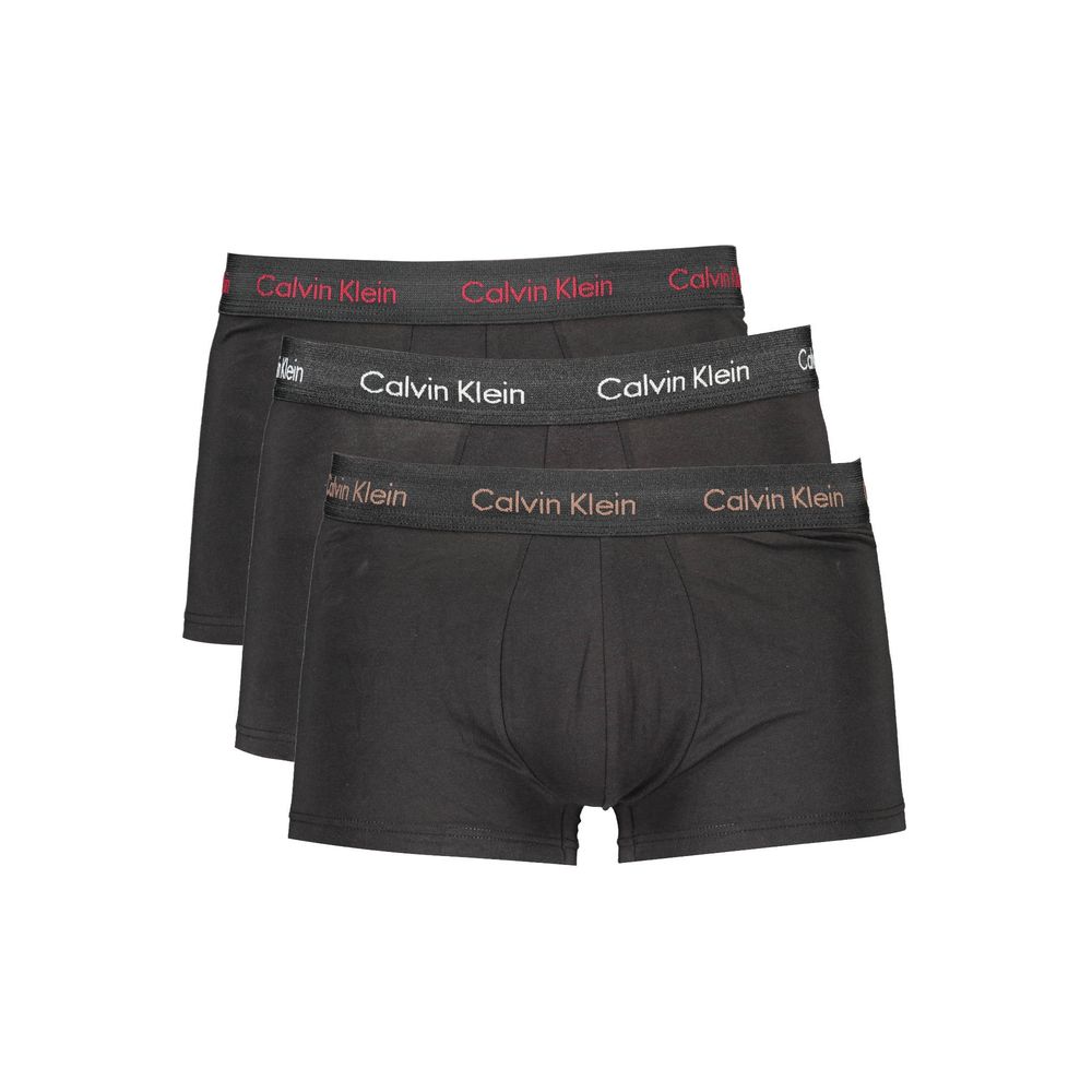 Calvin Klein Herren-Boxershorts aus schwarzer Baumwolle