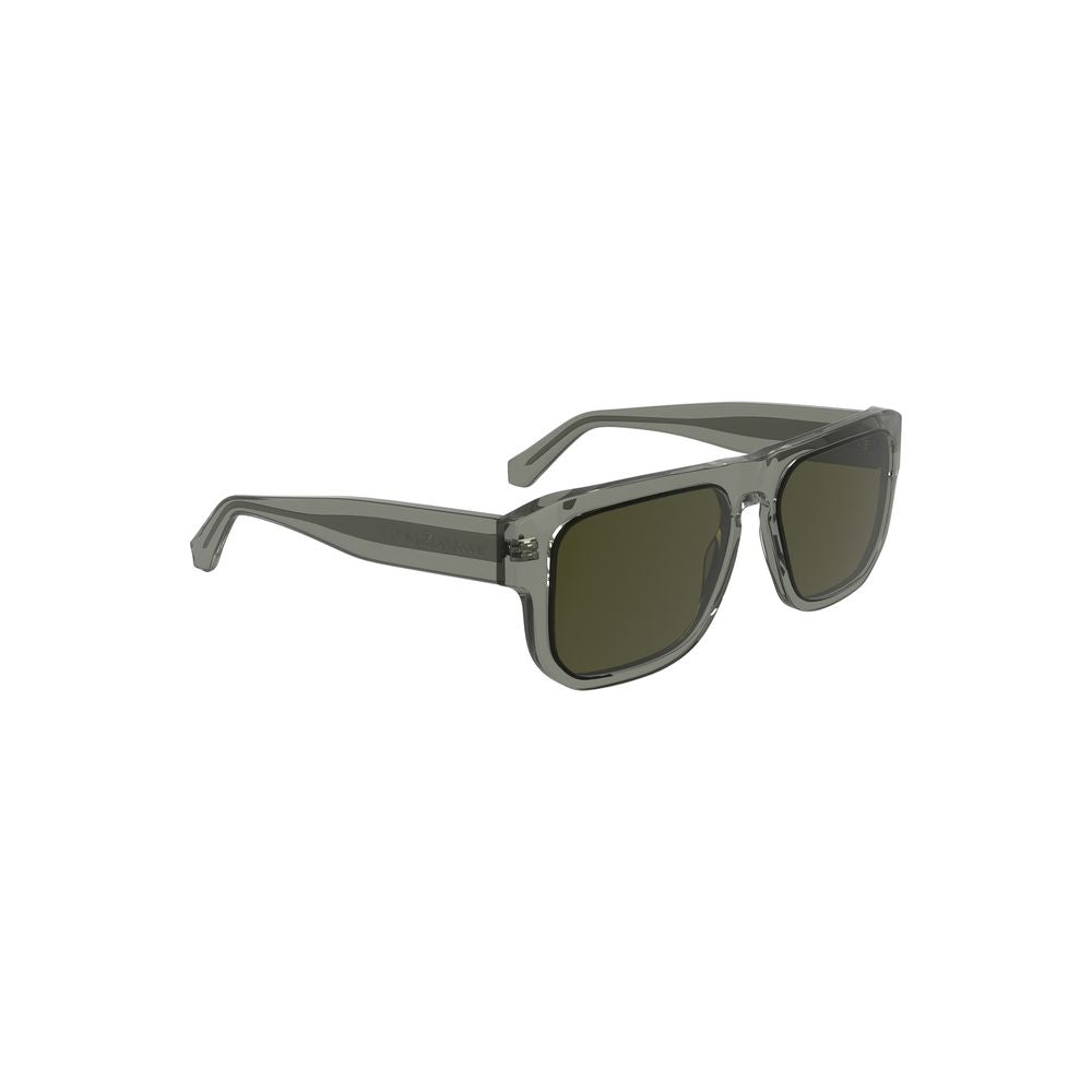 Calvin Klein Grau Acetat Herren Sonnenbrille