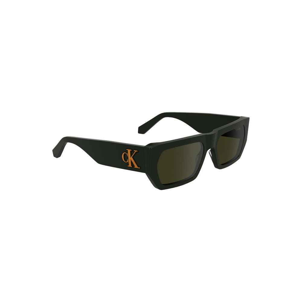 Calvin Klein „Grüne Acetat-Sonnenbrille für Herren“