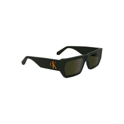Calvin Klein „Grüne Acetat-Sonnenbrille für Herren“