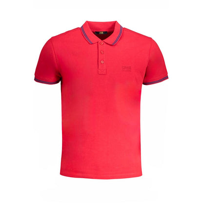 Rotes Poloshirt aus Baumwolle der Cavalli Class