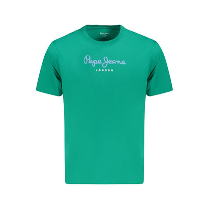 Pepe Jeans Green Cotton T-Shirt