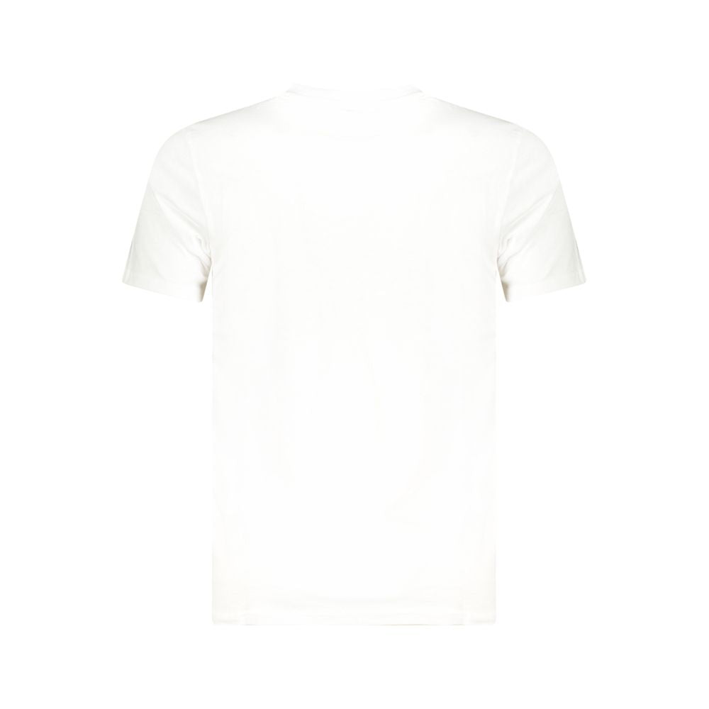 Cavalli Class Weißes Herren-T-Shirt aus Baumwolle