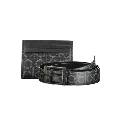 Calvin Klein – Schwarze Herren-Geldbörse aus Polyethylen