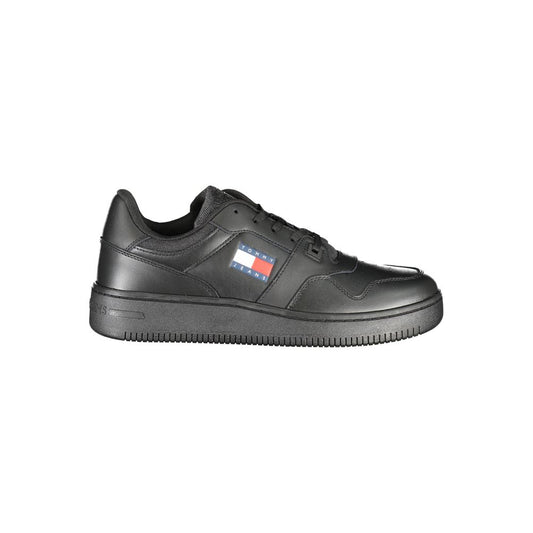 Tommy Hilfiger – Schwarze Polyester-Sneaker