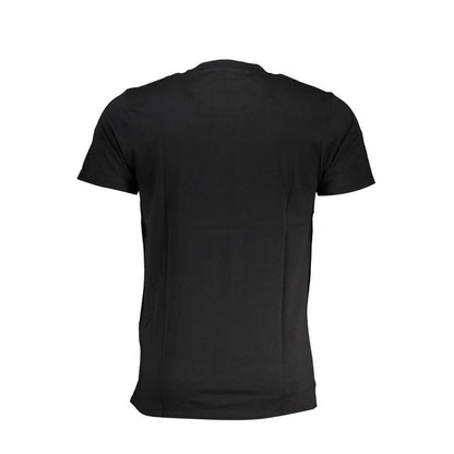 Schwarzes Baumwoll-T-Shirt der Cavalli Class