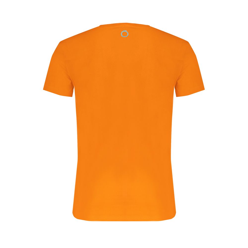 Orangefarbenes Baumwoll-T-Shirt von Trussardi