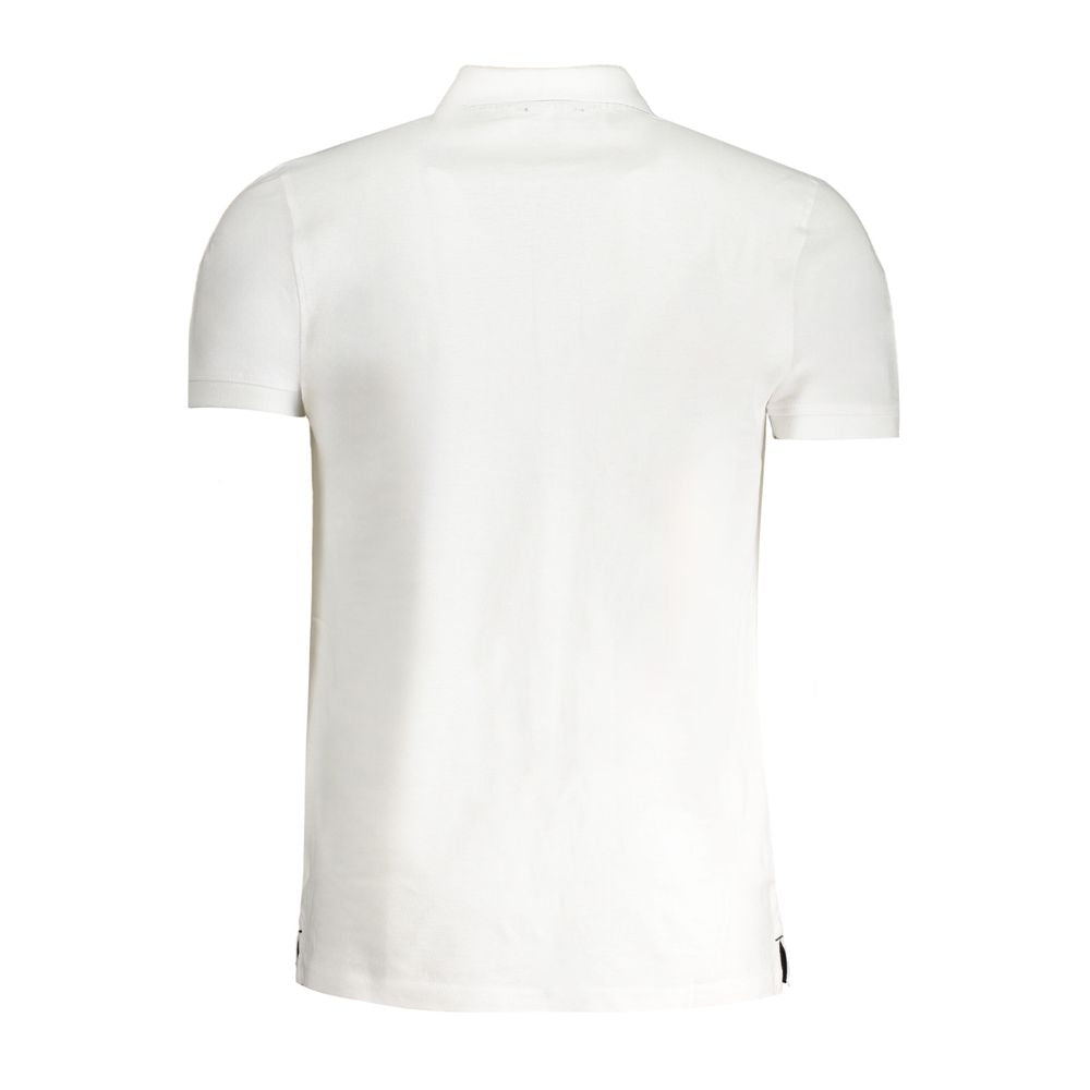 Weißes Poloshirt aus Baumwolle von Cavalli Class