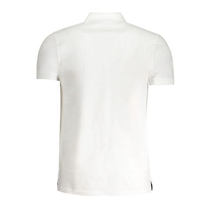 Weißes Poloshirt aus Baumwolle von Cavalli Class