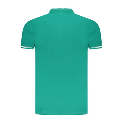 Cavalli Class Grünes Poloshirt aus Baumwolle für Herren
