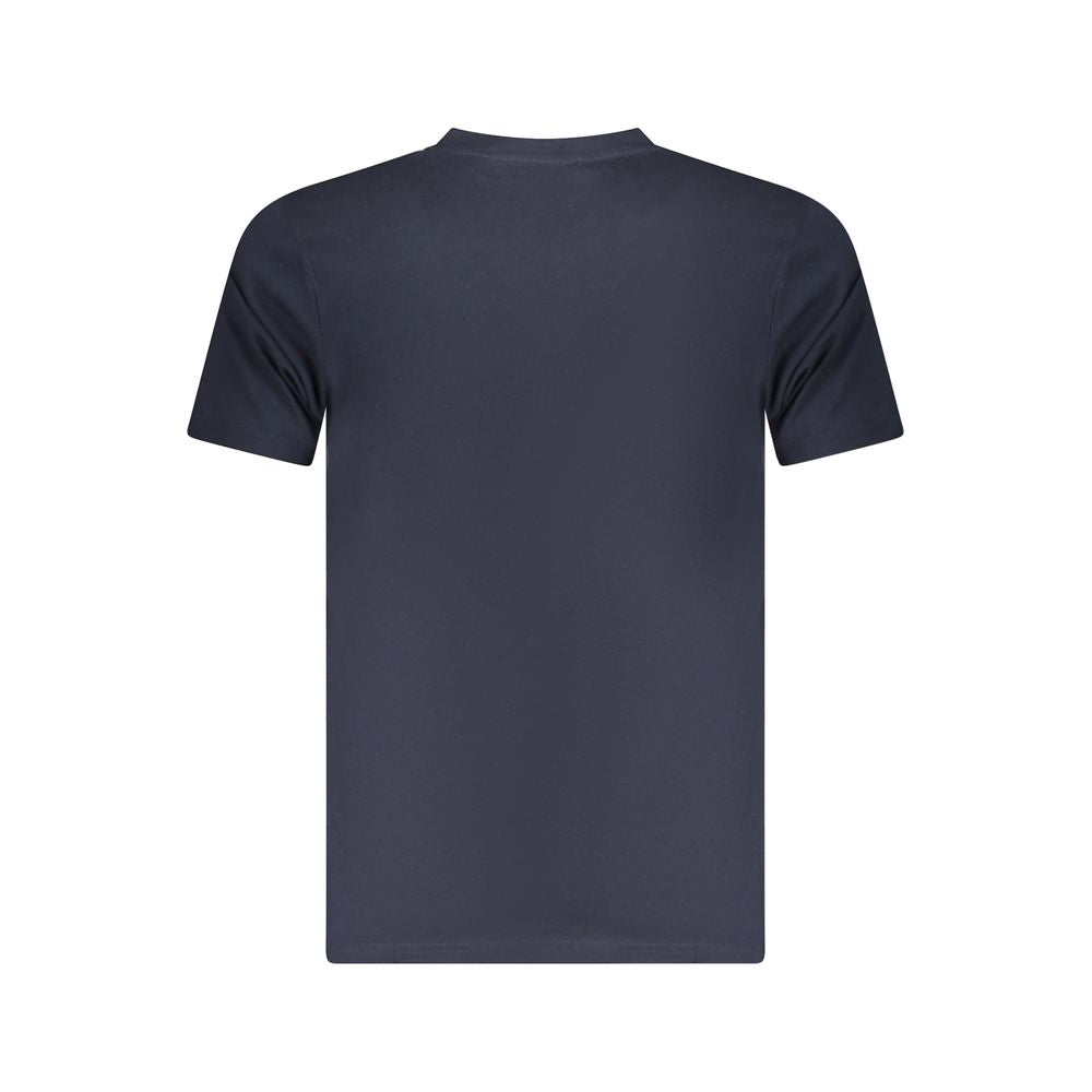 Cavalli Class Herren-T-Shirt aus blauer Baumwolle