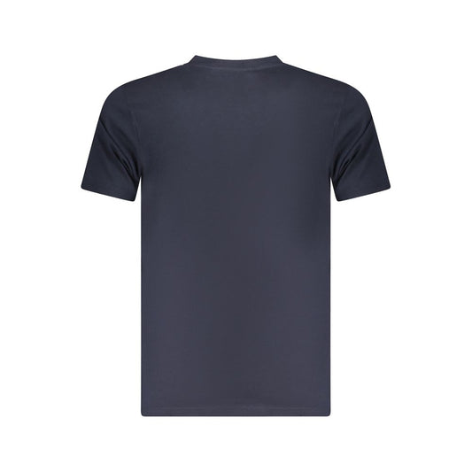 Cavalli Class Herren-T-Shirt aus blauer Baumwolle