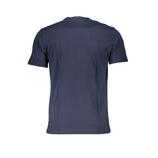 Blaues Baumwoll-T-Shirt der Cavalli Class