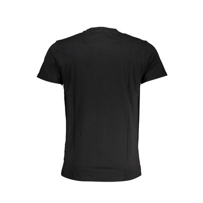 Schwarzes Baumwoll-T-Shirt der Cavalli Class