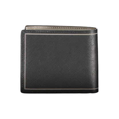 Tommy Hilfiger – Schwarze Lederbrieftasche