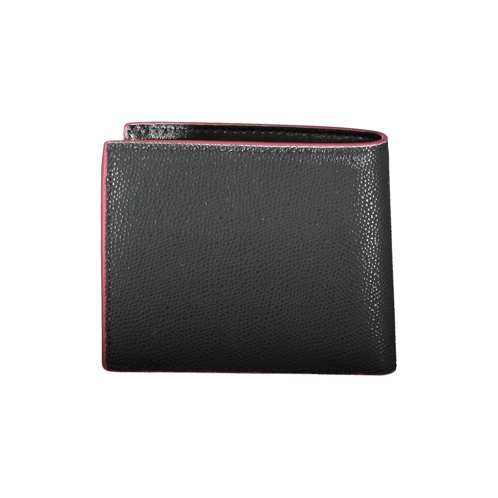 Tommy Hilfiger – Elegante schwarze Lederbrieftasche