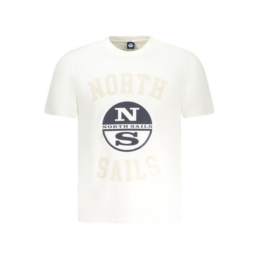 North Sails Herren-T-Shirt aus weißer Baumwolle