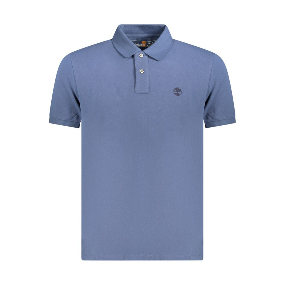Blaues Poloshirt aus Baumwolle von Timberland
