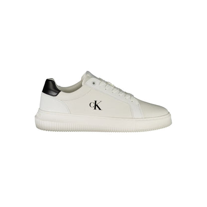 Calvin Klein Herren-Sneaker aus weißem Leder