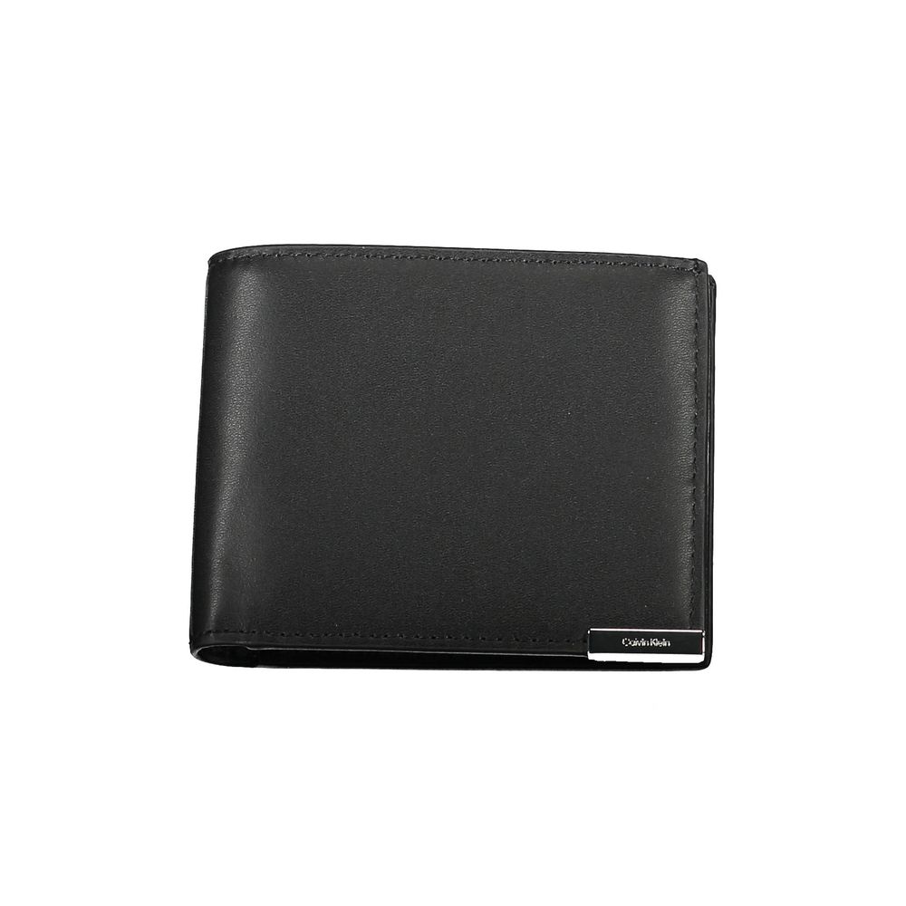 Calvin Klein – Schwarze Polyethylen-Geldbörse für Herren