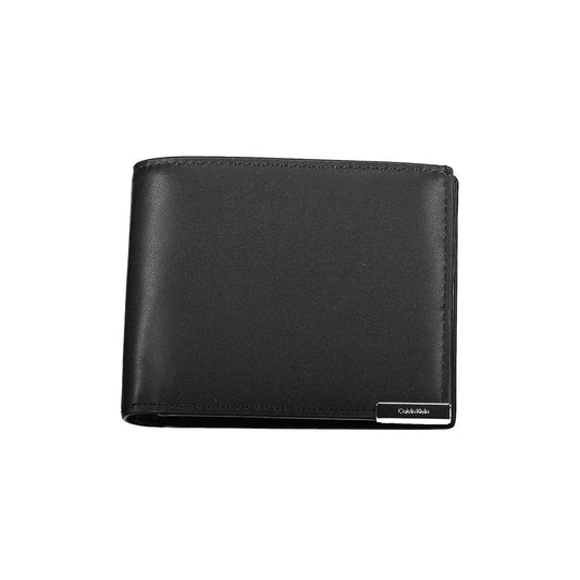 Calvin Klein – Schwarze Polyethylen-Geldbörse für Herren