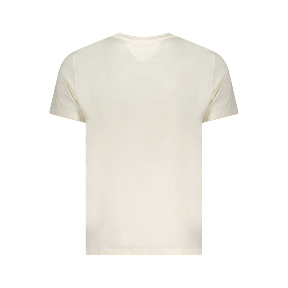 Tommy Hilfiger Beiges Baumwoll-T-Shirt für Herren