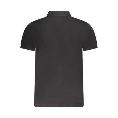 Cavalli Class Poloshirt aus schwarzer Baumwolle für Herren